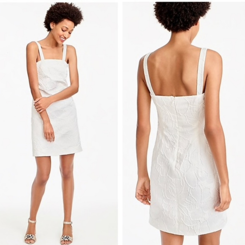 NWT J. Crew Convertible Strap Dress White